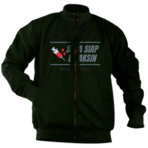 Jaket Bomber Kampanye Lawan Covid