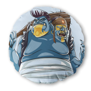 Bantal Bulat OGRE MAGE DOTA 2