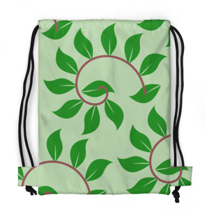 Tas Serut Fullprint Daun (Leaves)