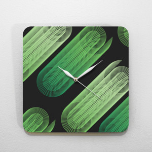 Jam Dinding Kertas Line Art (Line Art Paper)