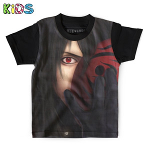 Kaos Anak Full-Print Baju Kaos Anak Madara Saringgan