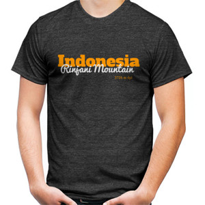 Kaos Indonesia-Rinjani