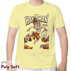 Kaos Kaos Hanoman Poly Soft Yellow Distro