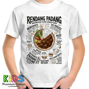 Kaos Kaos Rendang Padang Kuliner Nusantara