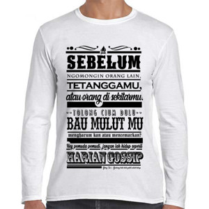 Kaos KAOS ANTI GHIBAH