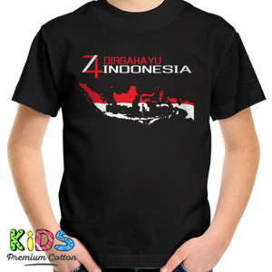 Kaos Design edisi kemerdekaan 74 Indonesia