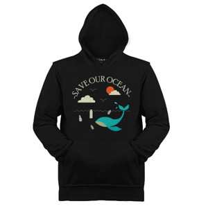 Jaket Hoodie save ocean