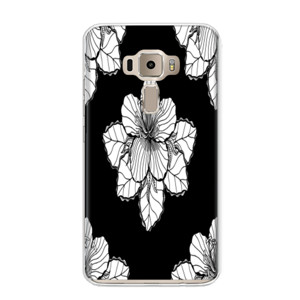 Black and white flowers Casing HP