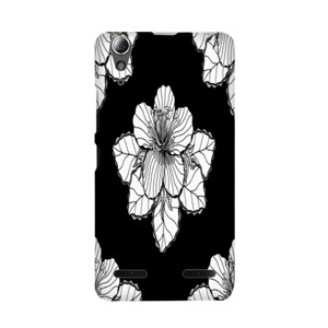 Black and white flowers Casing HP