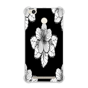 Casing HP Black and white flowers