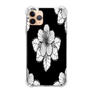 Casing HP Black and white flowers
