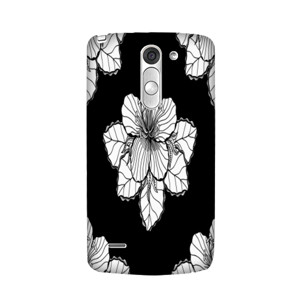 Black and white flowers Casing HP
