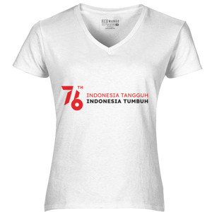 Kaos 76th Indonesia Tangguh Indonesia Tumbuh