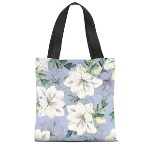 Tas Tote Fullprint Bunga