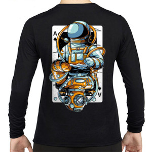 Kaos HOODIE MOTIF KARTU ASTRONUT 3D