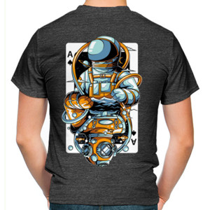 Kaos HOODIE MOTIF KARTU ASTRONUT 3D