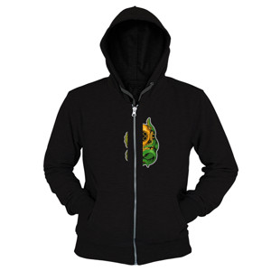 Hoodie Zipper Octopus Diver Helmet - Gildan Soft Style