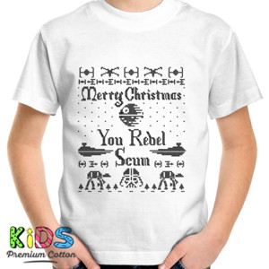 Kaos MERRY CHRISTMAS REBEL 2
