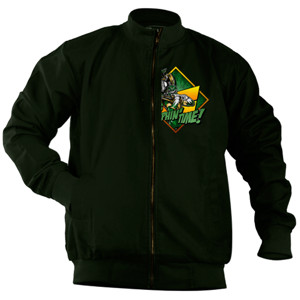 Jaket Bomber Kaos Anak Power Rangers Green Ranger