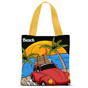 Tas Tote Fullprint tas pantai