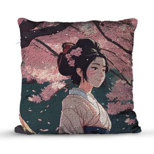Bantal Ajaib Anime : Geisha di bawah pohon sakura