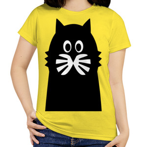 Kaos KUCING HITAM GEDE BANGET