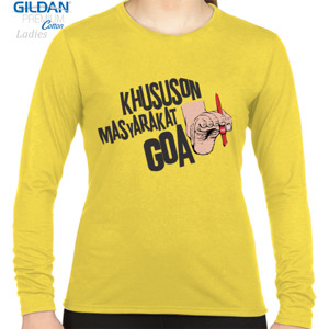 Kaos Kaos Buku Khususon Masyarakat Goa cewek