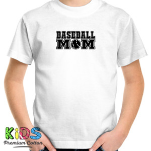 Kaos Baseball Mom