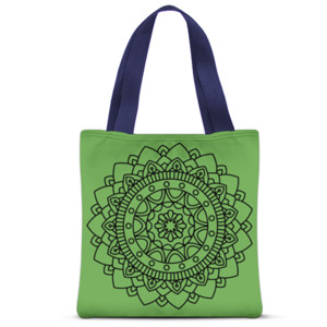 Tas Tote Fullprint Tas Tote Mandala