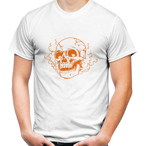 Kaos Distro Streetwear Design Skull