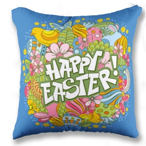 Bantal Happy Easter Colorfull