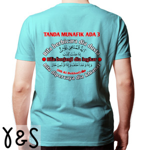 Kaos Tanda munafik ada 3