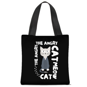 Tas Tote Fullprint The Cat Meow Meow