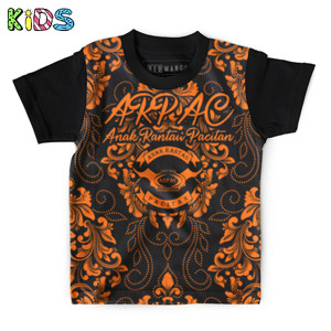 Kaos Anak Full-Print BATIK ARPAC ORANYE ANAK