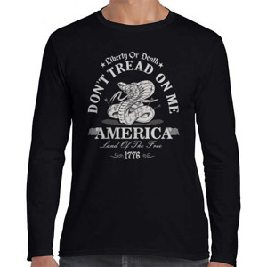 Kaos Kaos Lengan Panjang Dont Thread on Me