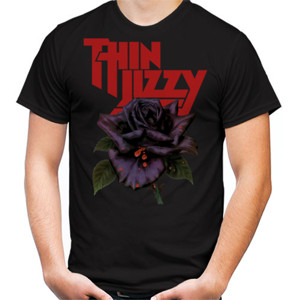 Kaos thin lizzy black rose