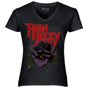 Kaos thin lizzy black rose