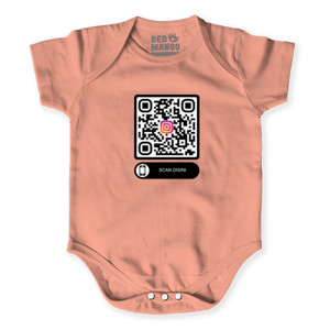 Baby Jumper Kaos QR CODE (Maaf anda kena prank) Bisa custom