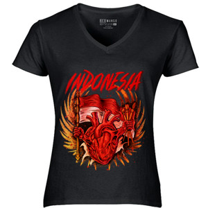 Kaos INDONESIA HEART