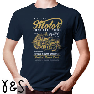 Kaos biker native motorcycle