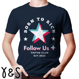 Kaos Pria Sancashirts - Born To Rich