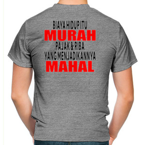 Kaos Biaya Hidup Itu Murah