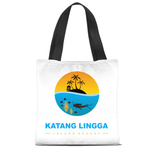 Tas Tote Fullprint Katang Lingga Resort