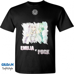 Kaos Re:Zero Emilia x Puck