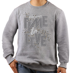 Jaket Sweater Time to Live