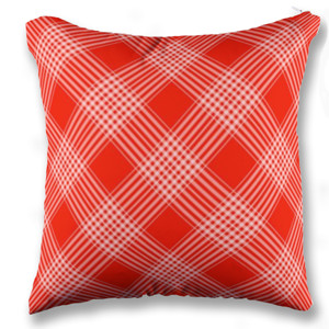 Bantal Diagonal Red