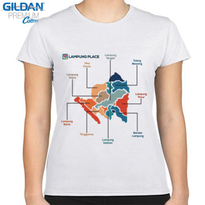 Kaos LAMPUNG PLACE MAPS