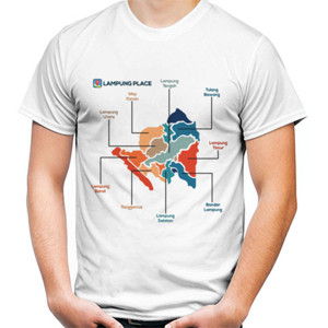 Kaos LAMPUNG PLACE MAPS