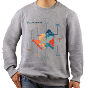 Jaket Sweater LAMPUNG PLACE MAPS