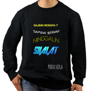 Jaket Sweater gaji dan shalat